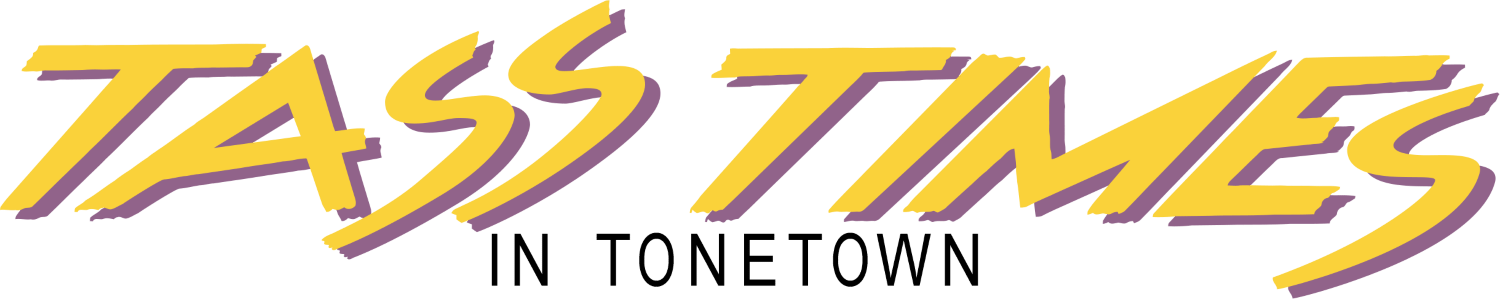 Tass Times In Tonetown logo for Atari ST
